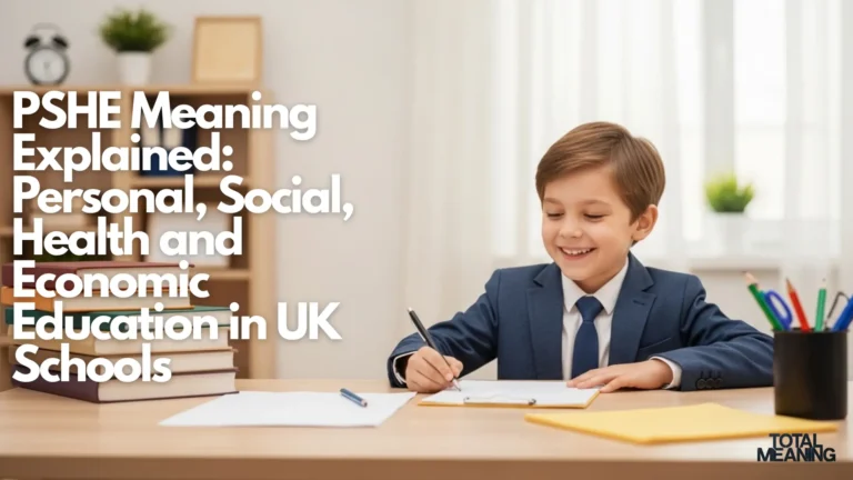 PSHE Meaning Explained